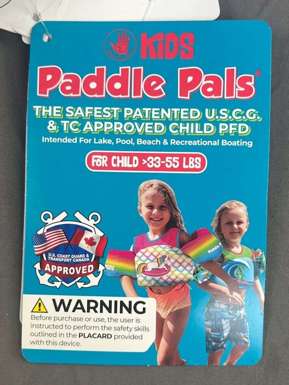 THE BODY GLOVE PADDLE PALS NWT